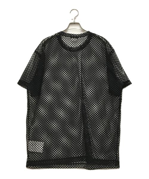 COMME des GARCONS HOMME PLUS（コムデギャルソンオムプリュス）COMME des GARCONS HOMME PLUS (コムデギャルソンオムプリュス) メッシュTシャツ ブラック サイズ:Mの古着・服飾アイテム