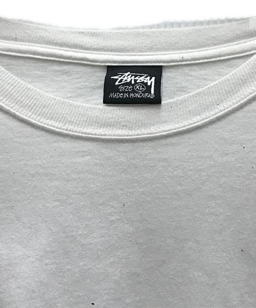 stussy（ステューシー）stussy (ステューシー) 8ボールグラデーションtシャツ ネイビー サイズ:XLの古着・服飾アイテム