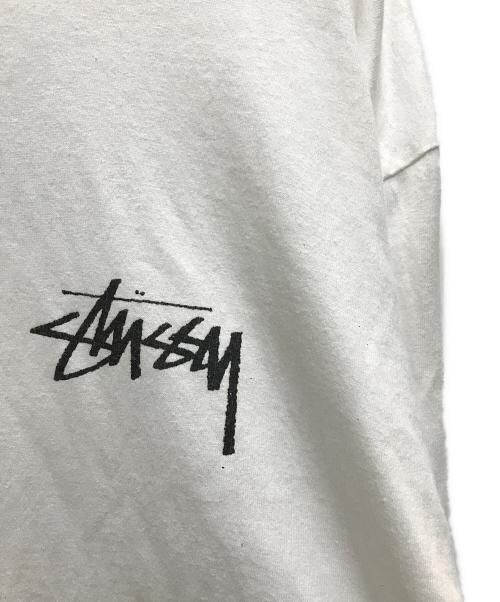 stussy（ステューシー）stussy (ステューシー) 8ボールグラデーションtシャツ ネイビー サイズ:XLの古着・服飾アイテム
