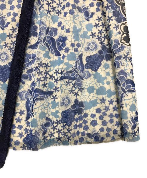 VIVIENNE TAM（ヴィヴィアンタム）VIVIENNE TAM (ヴィヴィアンタム) パワーネット総柄スカート ブルー サイズ:40の古着・服飾アイテム