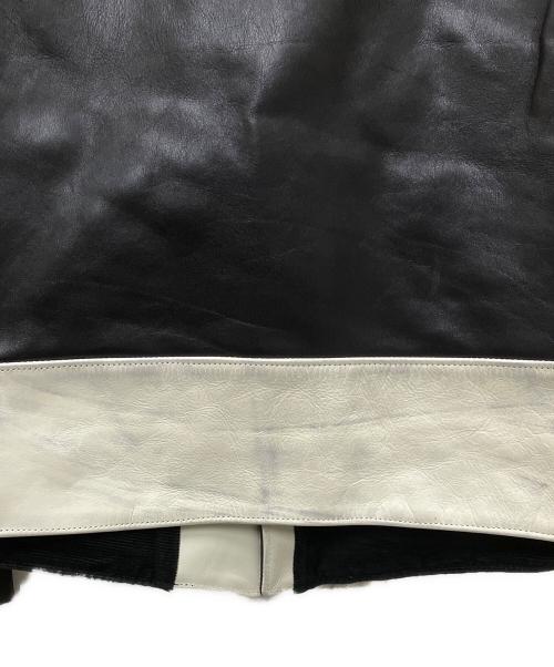 666（666）666 (666) LJM-10JTF ジョニーサンダースカラー ライダースジャケット ブラック サイズ:40の古着・服飾アイテム