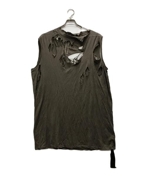RICK OWENS（リックオウエンス）RICK OWENS (リックオウエンス) TARP T ブラウン サイズ:Lの古着・服飾アイテム