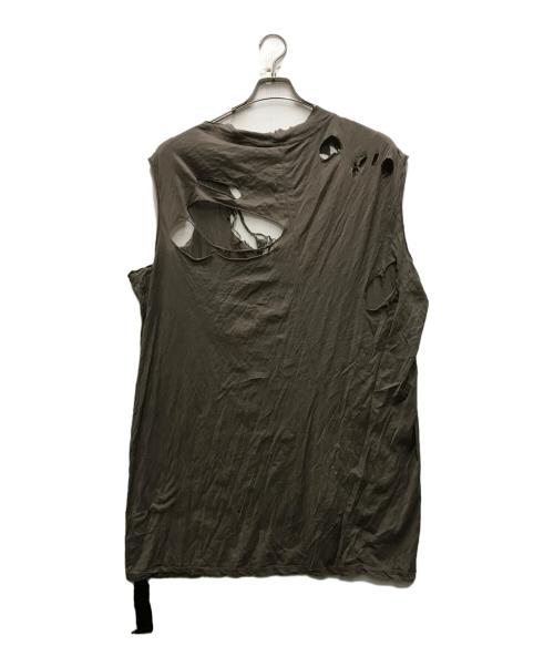 RICK OWENS（リックオウエンス）RICK OWENS (リックオウエンス) TARP T ブラウン サイズ:Lの古着・服飾アイテム