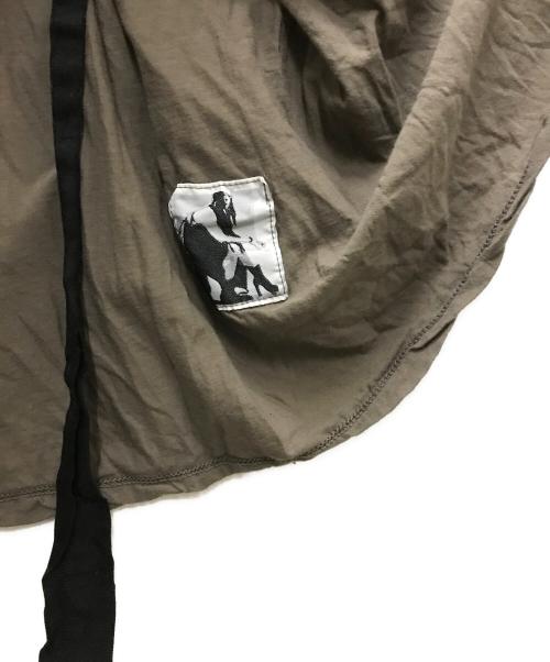 RICK OWENS（リックオウエンス）RICK OWENS (リックオウエンス) TARP T ブラウン サイズ:Lの古着・服飾アイテム