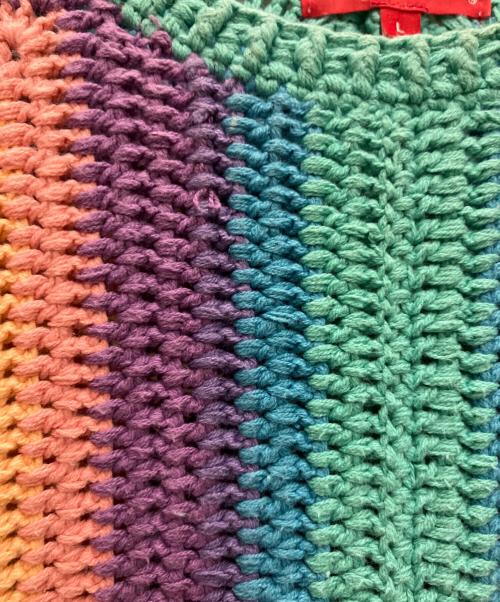 SUPREME（シュプリーム）Supreme (シュプリーム) 22SS Hand Crocheted Sweater マルチカラー サイズ:Lの古着・服飾アイテム