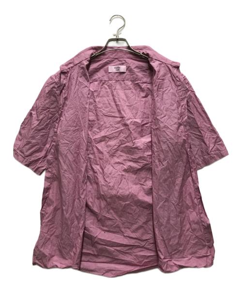 MARTINE ROSE（マーティン・ローズ）MARTINE ROSE (マーティン・ローズ) S/Sストライプシャツ パープル サイズ:Sの古着・服飾アイテム