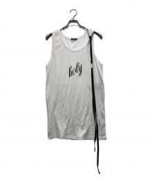 ANN DEMEULEMEESTER（アンドゥムルメステール）の古着「holy standard tank top」｜ホワイト