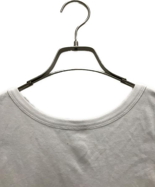 ANN DEMEULEMEESTER（アンドゥムルメステール）ANN DEMEULEMEESTER (アンドゥムルメステール) holy standard tank top ホワイト サイズ:Mの古着・服飾アイテム