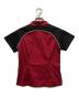 MOWALOLA (モワローラ) ジップアップ半袖シャツ レッド サイズ:M：8000円