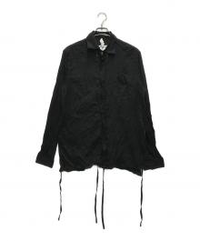 SOSHIOTSUKI（ソウシ オオツキ）の古着「THE KIMONO BREASTED SHIRT」｜ブラック