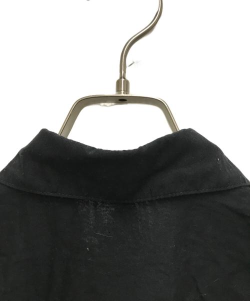 SOSHIOTSUKI（ソウシ オオツキ）SOSHIOTSUKI (ソウシ オオツキ) THE KIMONO BREASTED SHIRT ブラック サイズ:46の古着・服飾アイテム