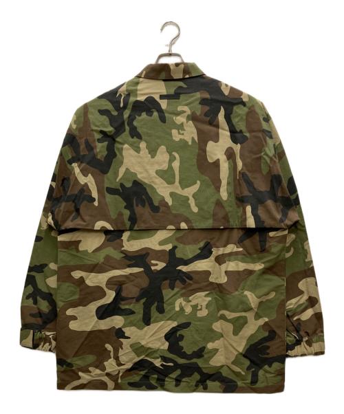 FOG ESSENTIALS（フィアオブゴッド エッセンシャル）FOG ESSENTIALS (フィアオブゴッド エッセンシャル) Military Nylon Overshirt グリーン サイズ:Mの古着・服飾アイテム