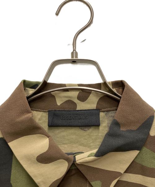 FOG ESSENTIALS（フィアオブゴッド エッセンシャル）FOG ESSENTIALS (フィアオブゴッド エッセンシャル) Military Nylon Overshirt グリーン サイズ:Mの古着・服飾アイテム