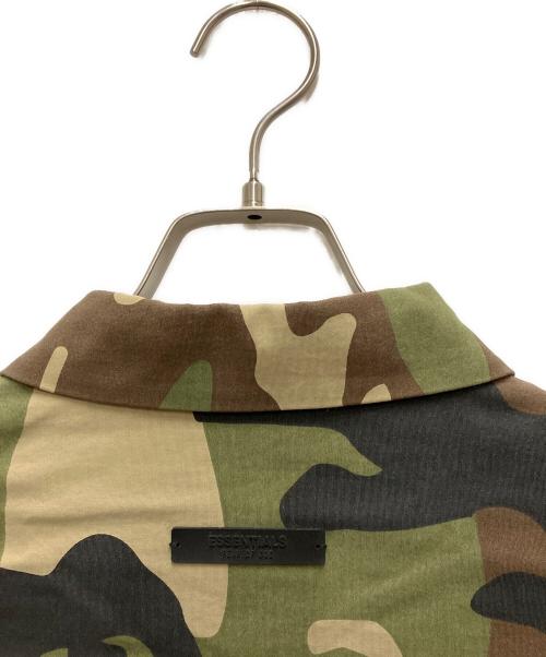 FOG ESSENTIALS（フィアオブゴッド エッセンシャル）FOG ESSENTIALS (フィアオブゴッド エッセンシャル) Military Nylon Overshirt グリーン サイズ:Mの古着・服飾アイテム