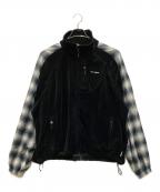 TTT MSWティー）の古着「Velours track jacket」｜ブラック