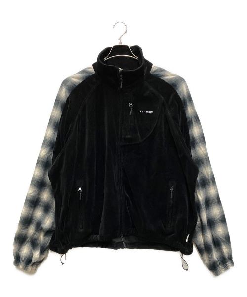 TTT MSW（ティー）TTT MSW (ティー) Velours track jacket ブラック サイズ:Mの古着・服飾アイテム