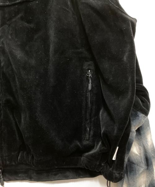 TTT MSW（ティー）TTT MSW (ティー) Velours track jacket ブラック サイズ:Mの古着・服飾アイテム