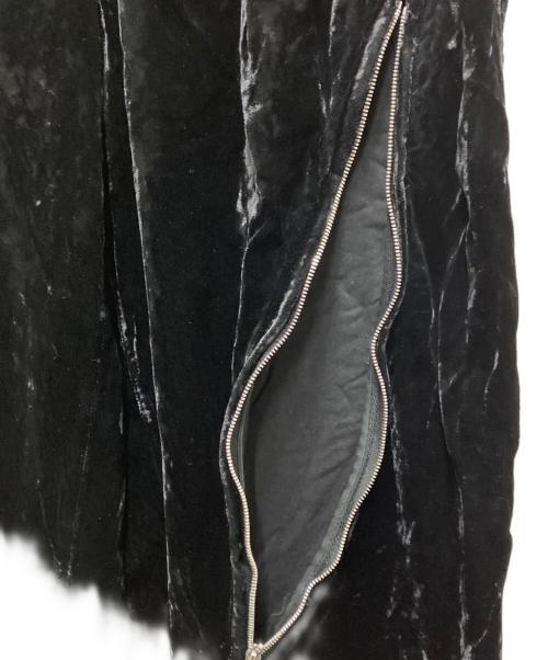masu（エムエーエスユー）MASU (エムエーエスユー) 23AW Velvet Zipper Easy Pants ブラック サイズ:46の古着・服飾アイテム