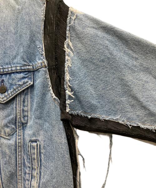 Rebuild by Needles（リビルドバイニードルス）Rebuild by Needles (リビルドバイニードルス) 再構築デニムジャケット インディゴ サイズ:Lの古着・服飾アイテム