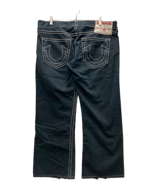 TRUE RELIGION（トゥルー レリジョン）TRUE RELIGION (トゥルー レリジョン) BOBBY BIG T ダークネイビー サイズ:ROW38 SEAT33の古着・服飾アイテム