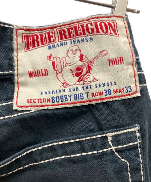 TRUE RELIGION（トゥルー レリジョン）TRUE RELIGION (トゥルー レリジョン) BOBBY BIG T ダークネイビー サイズ:ROW38 SEAT33の古着・服飾アイテム