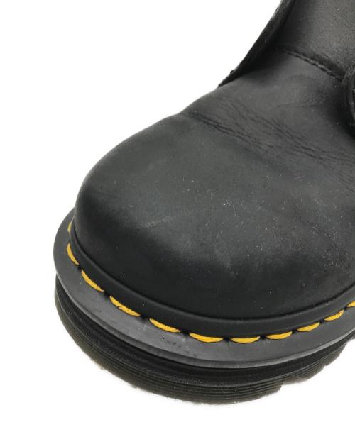 Dr.Martens（ドクターマーチン）Dr.Martens (ドクターマーチン) ZEBZAG LACELESS ブラック サイズ:UK 5の古着・服飾アイテム