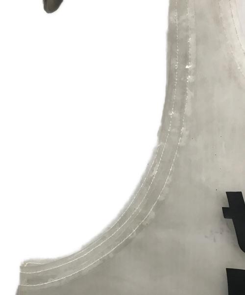 BLACK COMME des GARCONS（ブラックコムデギャルソン）BLACK COMME des GARCONS (ブラックコムデギャルソン) PVCプリントタンクトップ グリアスファルト サイズ:Mの古着・服飾アイテム