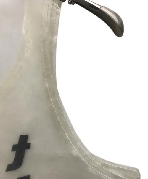 BLACK COMME des GARCONS（ブラックコムデギャルソン）BLACK COMME des GARCONS (ブラックコムデギャルソン) PVCプリントタンクトップ グリアスファルト サイズ:Mの古着・服飾アイテム