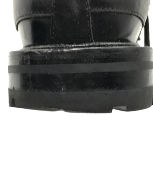 ALEXANDER McQUEEN（アレキサンダーマックイーン）ALEXANDER McQUEEN (アレキサンダーマックイーン) Leather Ankle Boots ブラック サイズ:40 1/2の古着・服飾アイテム