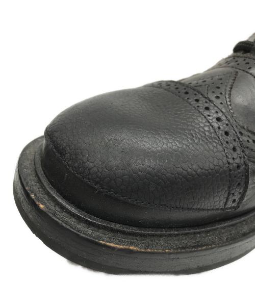 ALEXANDER McQUEEN（アレキサンダーマックイーン）ALEXANDER McQUEEN (アレキサンダーマックイーン) Leather Ankle Boots ブラック サイズ:40 1/2の古着・服飾アイテム