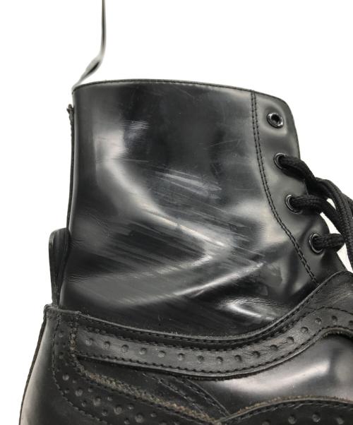ALEXANDER McQUEEN（アレキサンダーマックイーン）ALEXANDER McQUEEN (アレキサンダーマックイーン) Leather Ankle Boots ブラック サイズ:40 1/2の古着・服飾アイテム