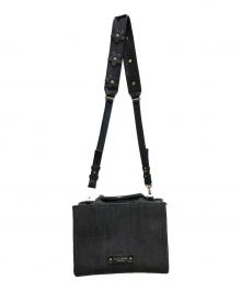 BLUE LABEL CRESTBRIDGE（ブルーレーベルクレストブリッジ）の古着「2WAYデニムバッグ」｜インディゴ