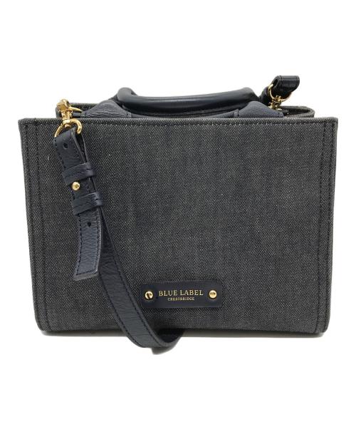 BLUE LABEL CRESTBRIDGE（ブルーレーベルクレストブリッジ）BLUE LABEL CRESTBRIDGE (ブルーレーベルクレストブリッジ) 2WAYデニムバッグ インディゴの古着・服飾アイテム