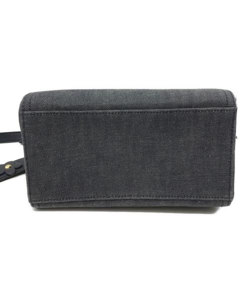 BLUE LABEL CRESTBRIDGE（ブルーレーベルクレストブリッジ）BLUE LABEL CRESTBRIDGE (ブルーレーベルクレストブリッジ) 2WAYデニムバッグ インディゴの古着・服飾アイテム