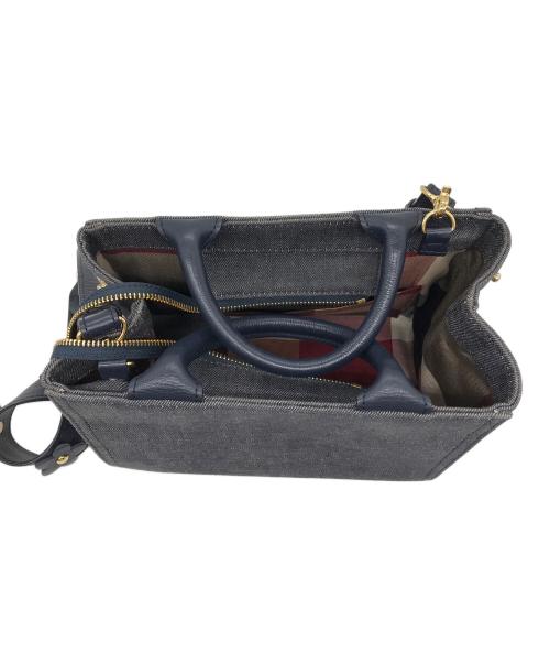 BLUE LABEL CRESTBRIDGE（ブルーレーベルクレストブリッジ）BLUE LABEL CRESTBRIDGE (ブルーレーベルクレストブリッジ) 2WAYデニムバッグ インディゴの古着・服飾アイテム