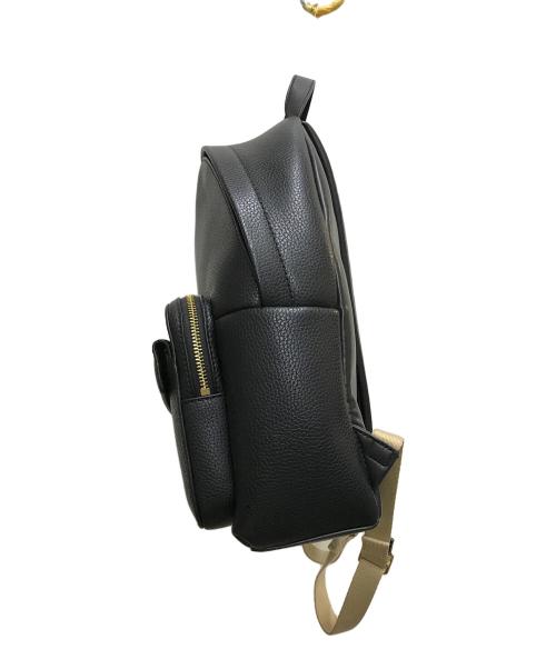 MICHAEL KORS（マイケルコース）MICHAEL KORS (マイケルコース) レザーMK柄ポーチリュック ブラックの古着・服飾アイテム