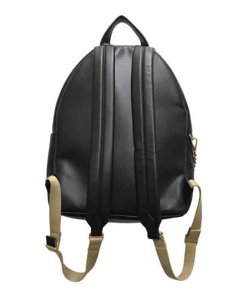 MICHAEL KORS（マイケルコース）MICHAEL KORS (マイケルコース) レザーMK柄ポーチリュック ブラックの古着・服飾アイテム