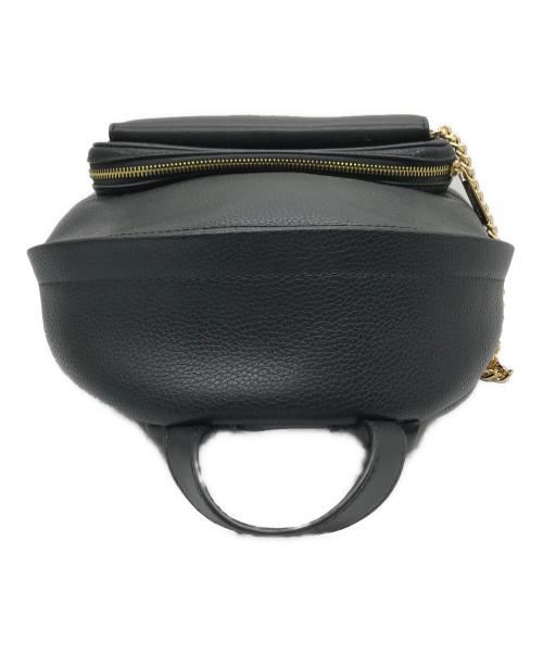 MICHAEL KORS（マイケルコース）MICHAEL KORS (マイケルコース) レザーMK柄ポーチリュック ブラックの古着・服飾アイテム