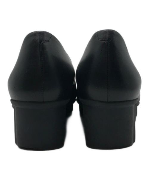 PLEATS PLEASE（プリーツプリーズ）PLEATS PLEASE (プリーツプリーズ) WAVY SOLE パンプス ブラック サイズ:23cmの古着・服飾アイテム