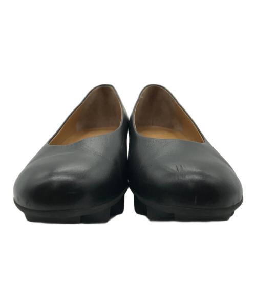 PLEATS PLEASE（プリーツプリーズ）PLEATS PLEASE (プリーツプリーズ) WAVY SOLE パンプス ブラック サイズ:23cmの古着・服飾アイテム