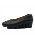 PLEATS PLEASE (プリーツプリーズ) WAVY SOLE パンプス ブラック サイズ:23cm：10000円