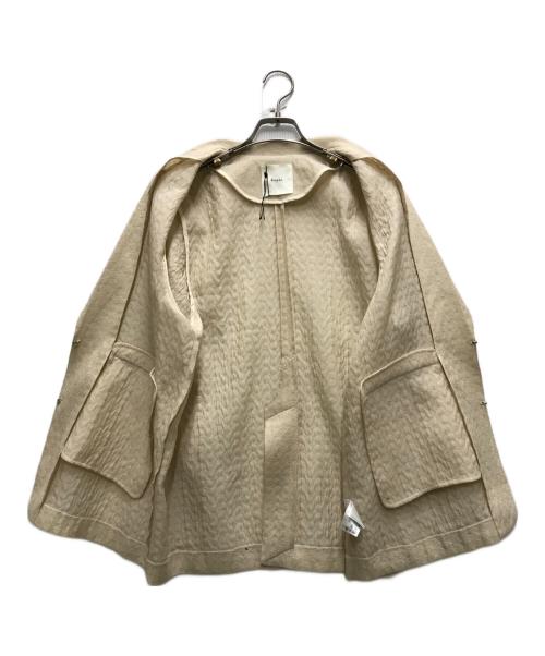 Eaphi（エフィ）Eaphi (エフィ) RANDOM BUTTON SHEER JACKET ベージュ サイズ:FREEの古着・服飾アイテム
