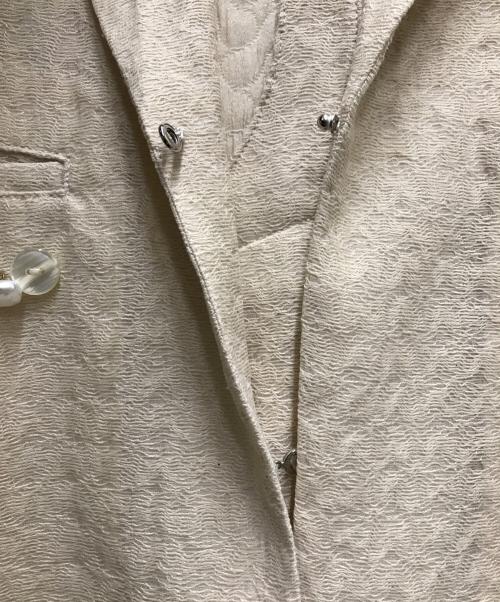 Eaphi（エフィ）Eaphi (エフィ) RANDOM BUTTON SHEER JACKET ベージュ サイズ:FREEの古着・服飾アイテム