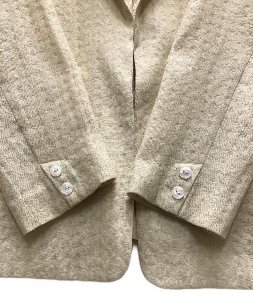 Eaphi（エフィ）Eaphi (エフィ) RANDOM BUTTON SHEER JACKET ベージュ サイズ:FREEの古着・服飾アイテム