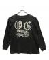 ICE-T o.g. original gangster（アイス・ティー オージー オリジナル・ギャングスター）の古着「90'sバンドロングスリーブTシャツ」｜ブラック