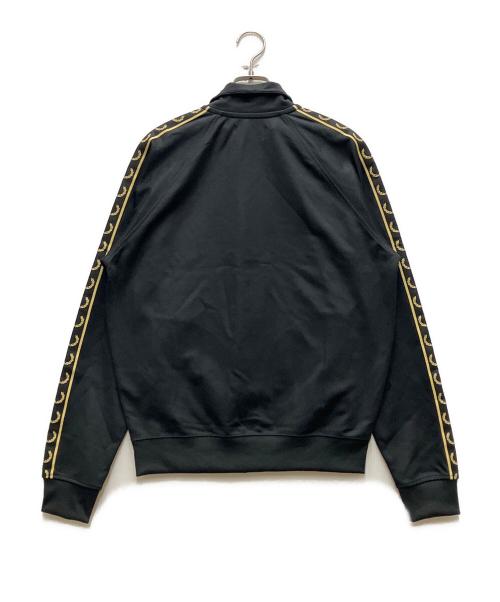 FRED PERRY（フレッドペリー）FRED PERRY (フレッドペリー) コントラストテープトラックジャケット ブラック サイズ:Mの古着・服飾アイテム