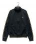 FRED PERRY（フレッドペリー）の古着「コントラストテープトラックジャケット」｜ブラック