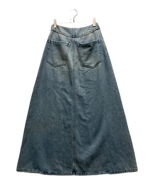 MM6 Maison Margiela（エムエムシックスメゾンマルジェラ）MM6 Maison Margiela (エムエムシックスメゾンマルジェラ) デニムスカート ブルー サイズ:36の古着・服飾アイテム