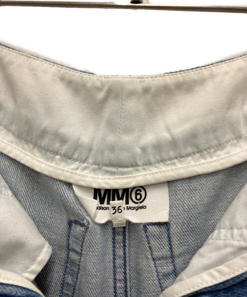 MM6 Maison Margiela（エムエムシックスメゾンマルジェラ）MM6 Maison Margiela (エムエムシックスメゾンマルジェラ) デニムスカート ブルー サイズ:36の古着・服飾アイテム