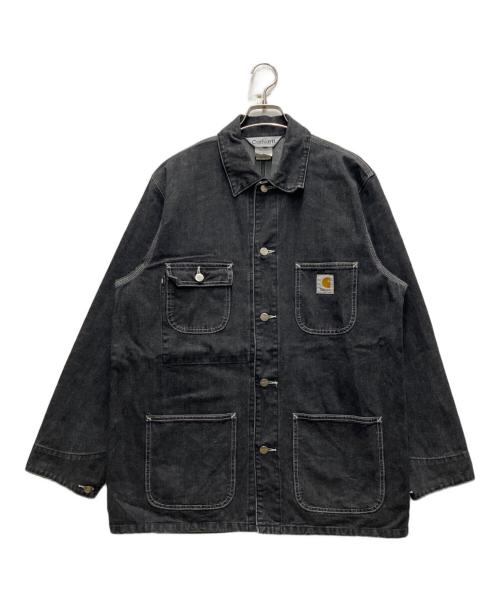 CarHartt（カーハート）CarHartt (カーハート) デニムカバーオール ブラック サイズ:Lの古着・服飾アイテム